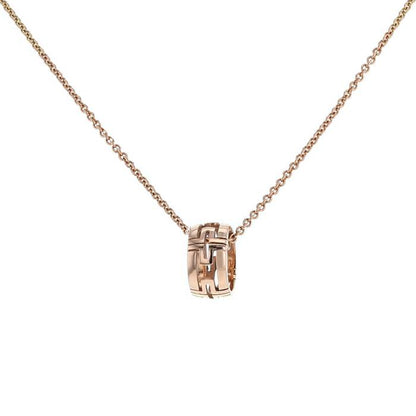 [Moco]PARENTESI NECKLACE PINK GOLD