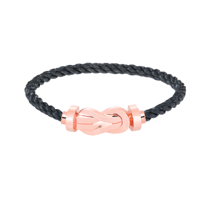 [Moco]CHANCE LARGE 8 FIGURE BUCKLE NO DIAMOND BRACELET ROSE GOLD