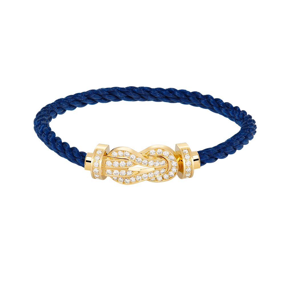 [Moco]CHANCE LARGE 8 FIGURE BUCKLE FULLDIAMOND BRACELET GOLD