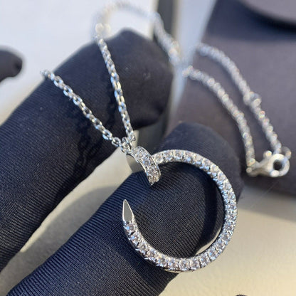 [Moco]JUSTE NECKLACE SILVER DIAMONDS