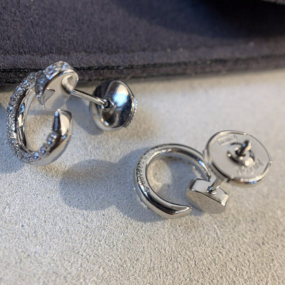 [Moco]JUSTE EARRINGS SILVER DIAMONDS