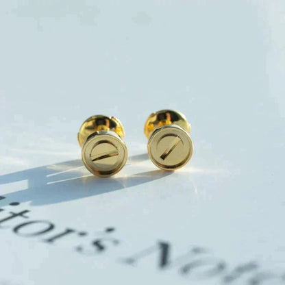 [Moco]LOVE EARRINGS GOLD 10MM