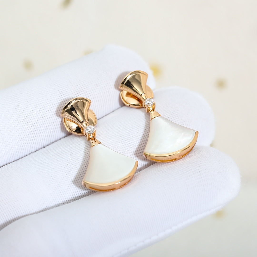 [Moco]DREAM MOP PINK GOLD EARRINGS