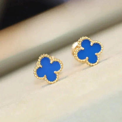 [Moco]CLOVER MINI 9.5MM TURQUOISE EARRINGS