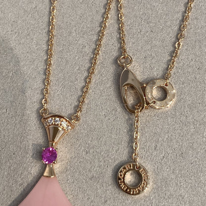 [Moco]DREAM NECKLACE PINK OPAL