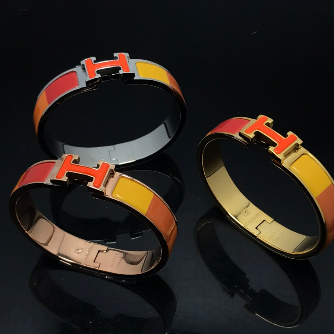 [Moco]H BRACELET ORANGE RAINBOW CERAMIC