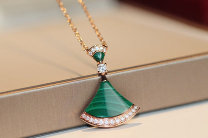 [Moco]DREAM NECKLACE MALACHITE DIAMOND