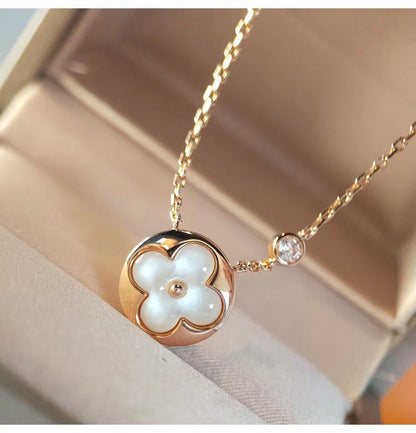 [Moco]SUN MOP GOLD 1 DIAMOND NECKLACE