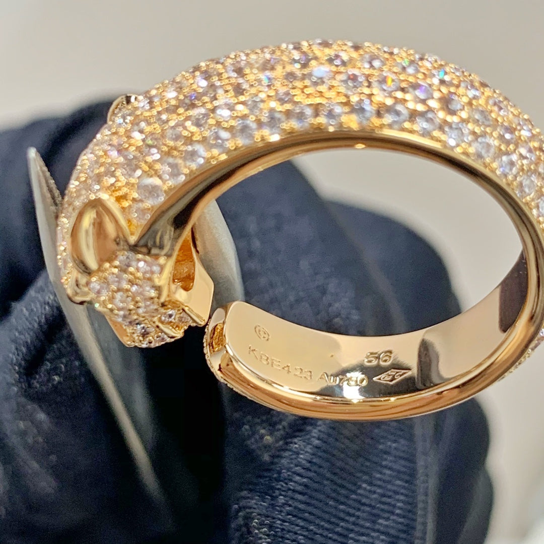 [Moco]PANTHERE PINK GOLD DIAMOND RING