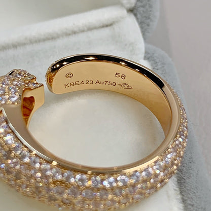 [Moco]PANTHERE PINK GOLD DIAMOND RING