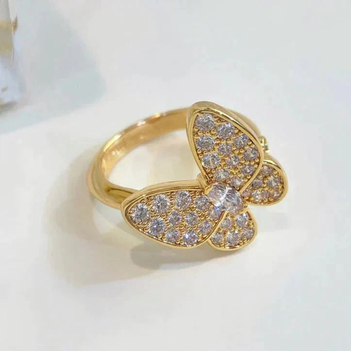 [Moco]BUTTERFLY DIAMOND RING