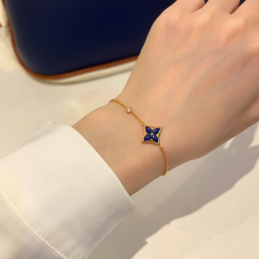 [Moco]COLOR STAR PINK GOLD DIAMOND BRACELET