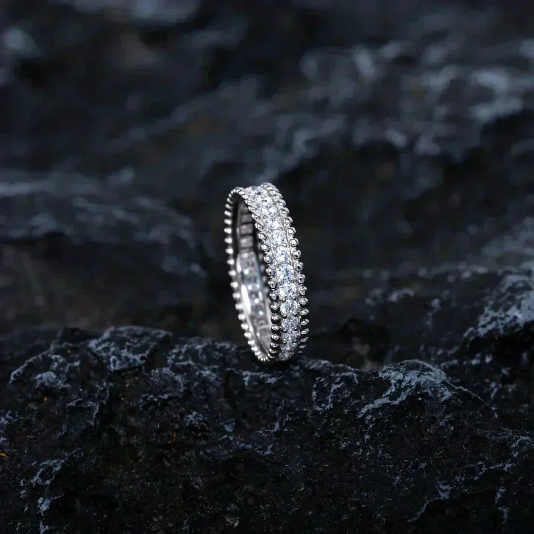 [Moco]PERLEE DIAMOND SILVER RING