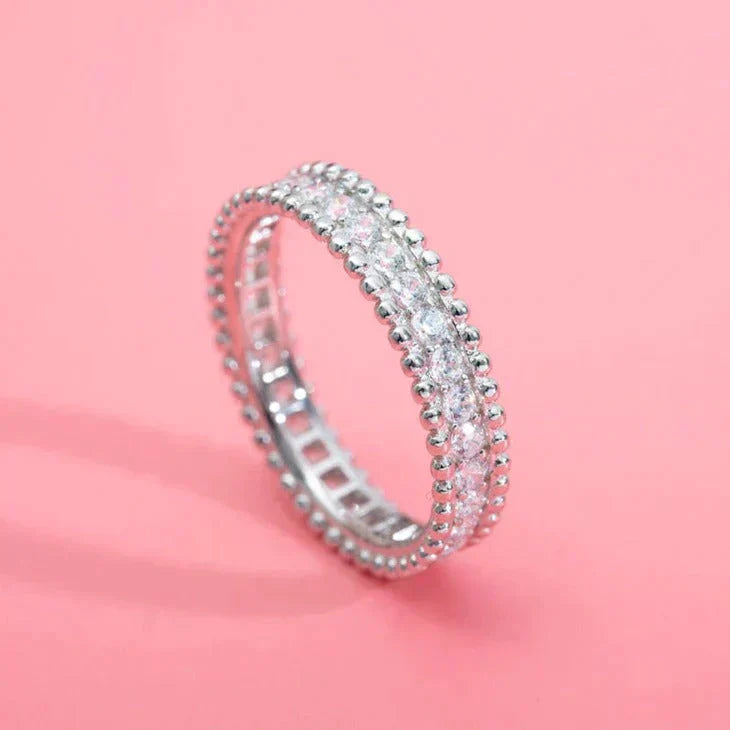 [Moco]PERLEE DIAMOND SILVER RING