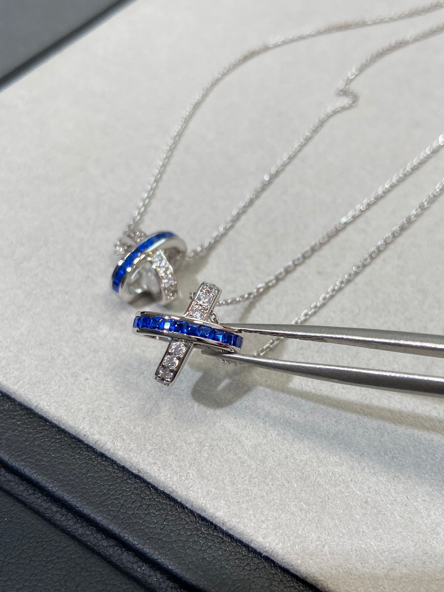 [Moco]LIENS DIAMOND SILVER NECKLACE