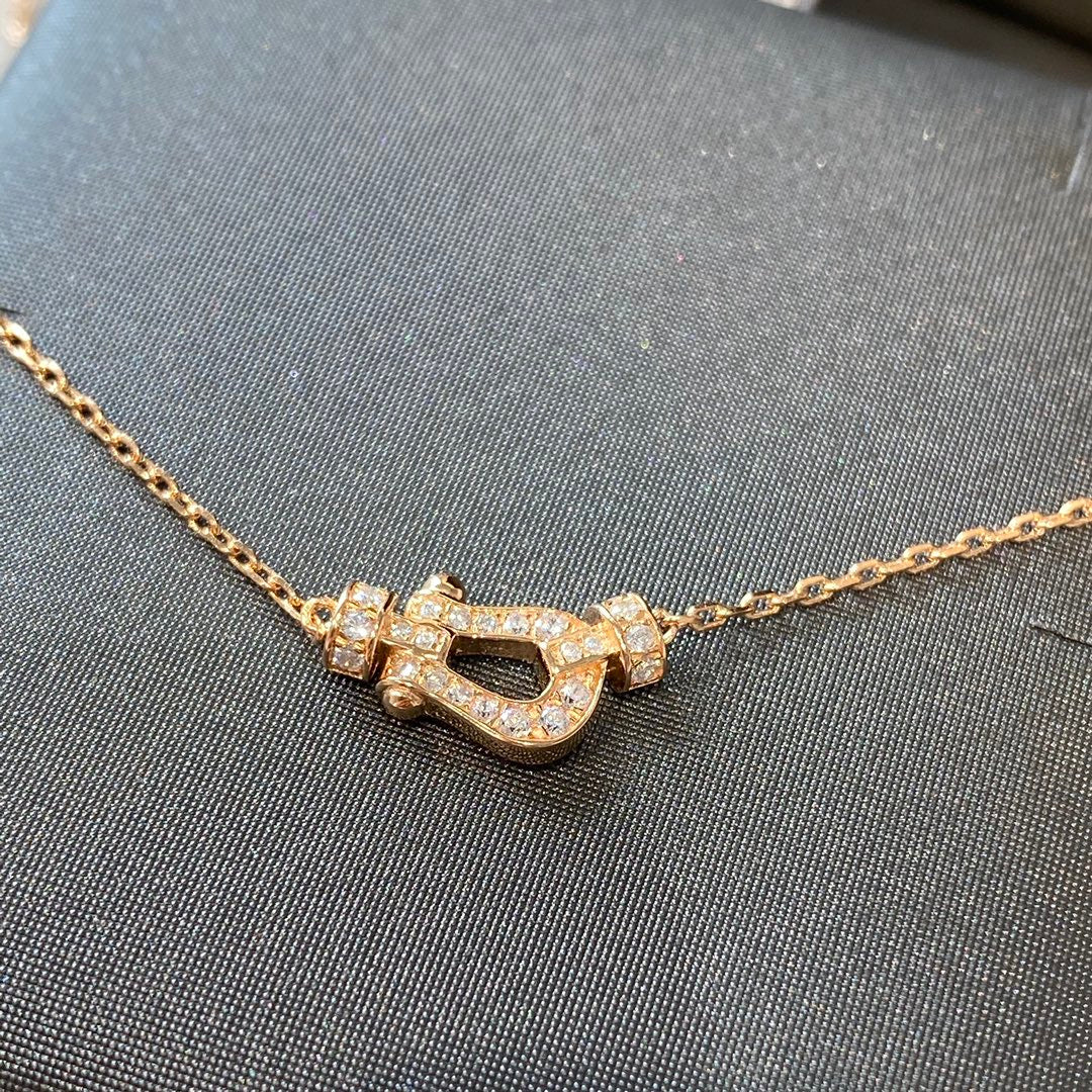 [Moco]FORCE 10 DIAMOND PINK GOLD NECKLACE MINI MODEL