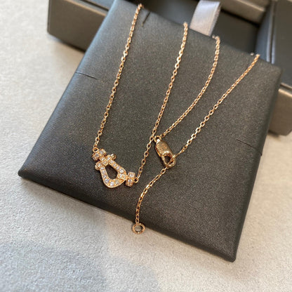 [Moco]FORCE 10 DIAMOND PINK GOLD NECKLACE MINI MODEL