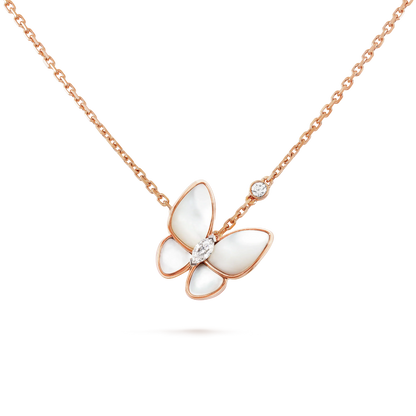 [Moco]BUTTERFLY MOP DIAMOND NECKLACE