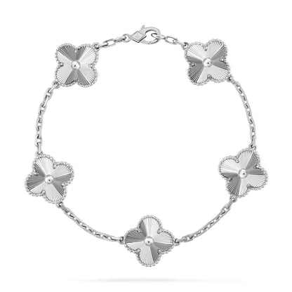 [Moco]CLOVER SILVER 5 MOTIFS BRACELET