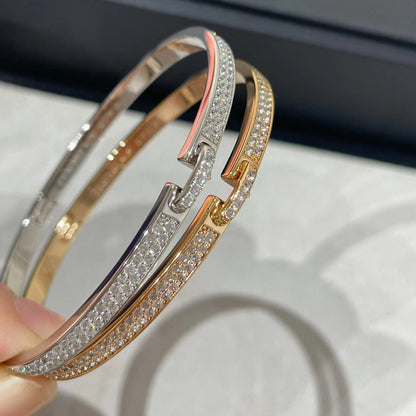 [Moco]LIENS VIDENCE DIAMOND PAVED BRACELET