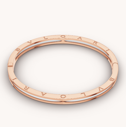 [Moco]ZERO 1 PINK GOLD WITH WHITE CERAMIC BRACELET