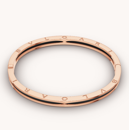 [Moco]ZERO 1 PINK GOLD WITH BLACK CERAMIC BRACELET