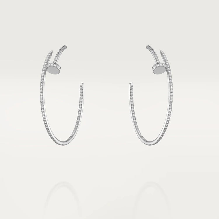 [Moco]JUSTE EARRINGS FULL DIAMONDS 1.8MM