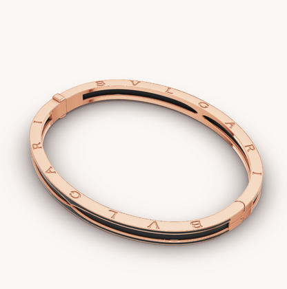 [Moco]ZERO 1 PINK GOLD WITH MATTE BLACK CERAMIC BRACELET