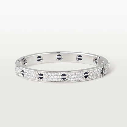 [Moco]LOVE BRACELET 6.1MM DIAMOND-PAVED CERAMIC