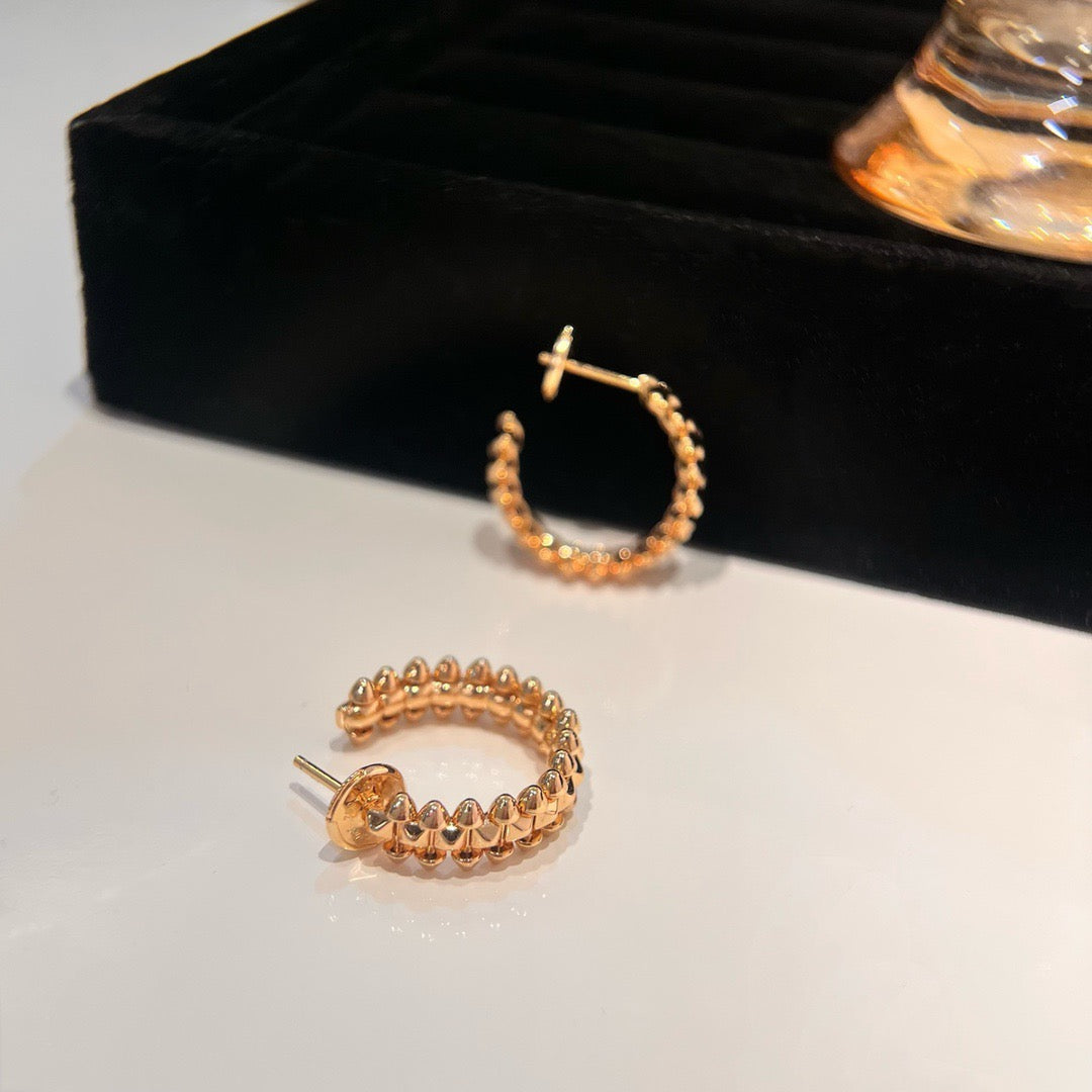 [Moco]CLASH SMALL HOOP EARRINGS