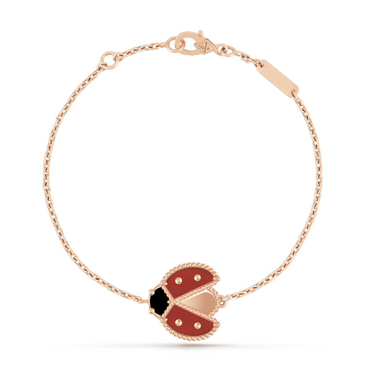 [Moco]LUCKY SPRING 1 MOTIF PINK GOLD BRACELET