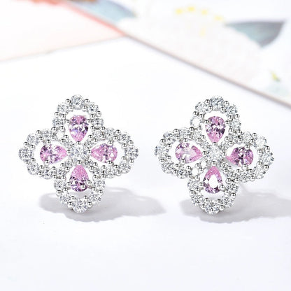 [Moco]LOOP EARRINGS FULL MOTIF DIAMOND 16MM