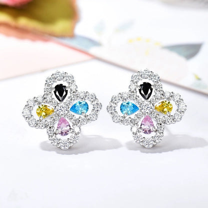 [Moco]LOOP EARRINGS FULL MOTIF DIAMOND 16MM