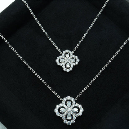 [Moco]LOOP NECKLACE FULL MOTIF DIAMOND COMBINATION