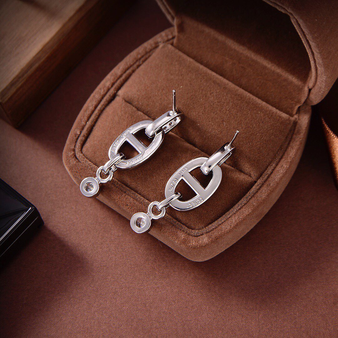 [Moco]HM CHAINE DIAMOND EARRINGS