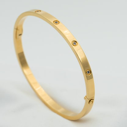 [Moco]LOVE BRACELET 3.65MM 10 DIAMONDS