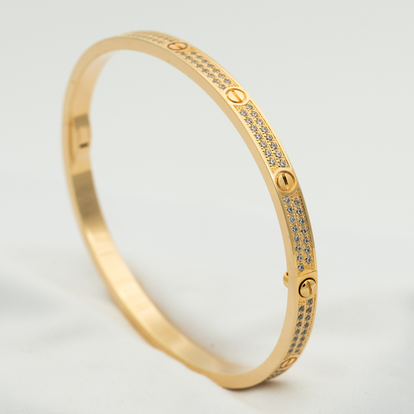 [Moco]LOVE BRACELET 3.65MM DIAMOND-PAVED