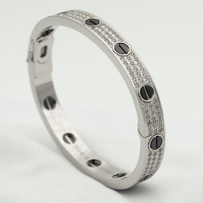 [Moco]LOVE BRACELET 6.1MM DIAMOND-PAVED CERAMIC