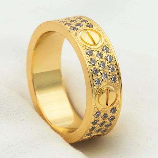 [MoCo]LOVE RING 5.5MM DIAMONDS PAVED