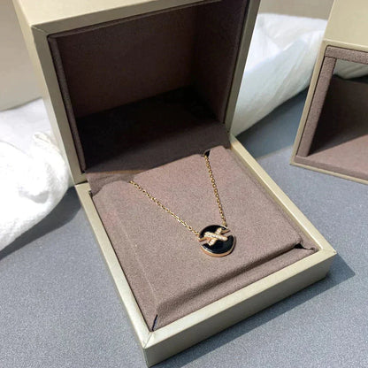 [Moco]JEUX DE ROSE GOLD DIAMOND NECKLACE