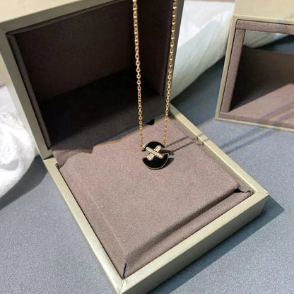 [Moco]JEUX DE ROSE GOLD DIAMOND NECKLACE