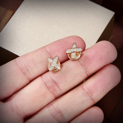 [Moco]JEUX DE GOLD DIAMOND EARRINGS