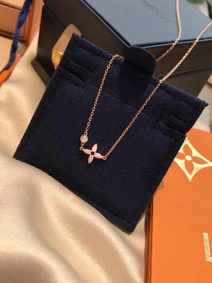 [Moco]BLOSSOM PENDANT PINK GOLD AND DIAMOND