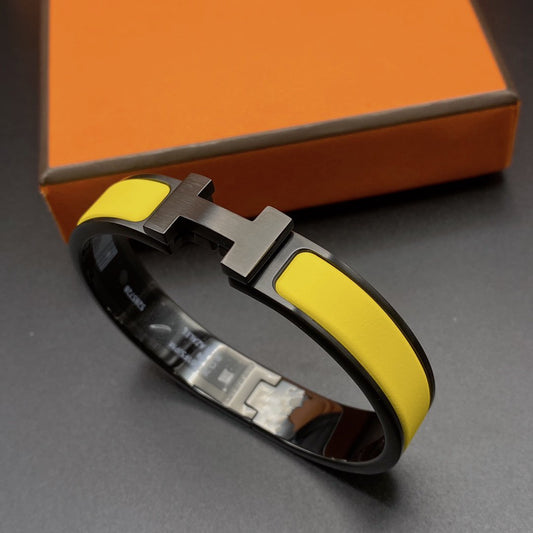 [Moco]CLIC HM SO BLACK YELLOW BRACELET