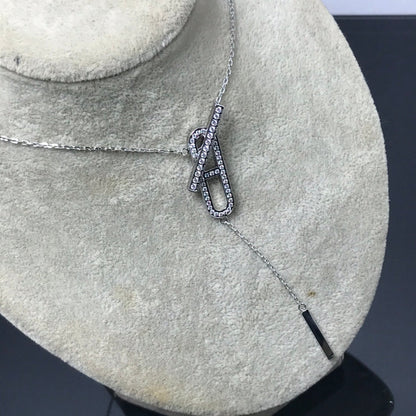 [Moco]HM NECKLACE PLATINUM ROSE GOLD DIAMOND