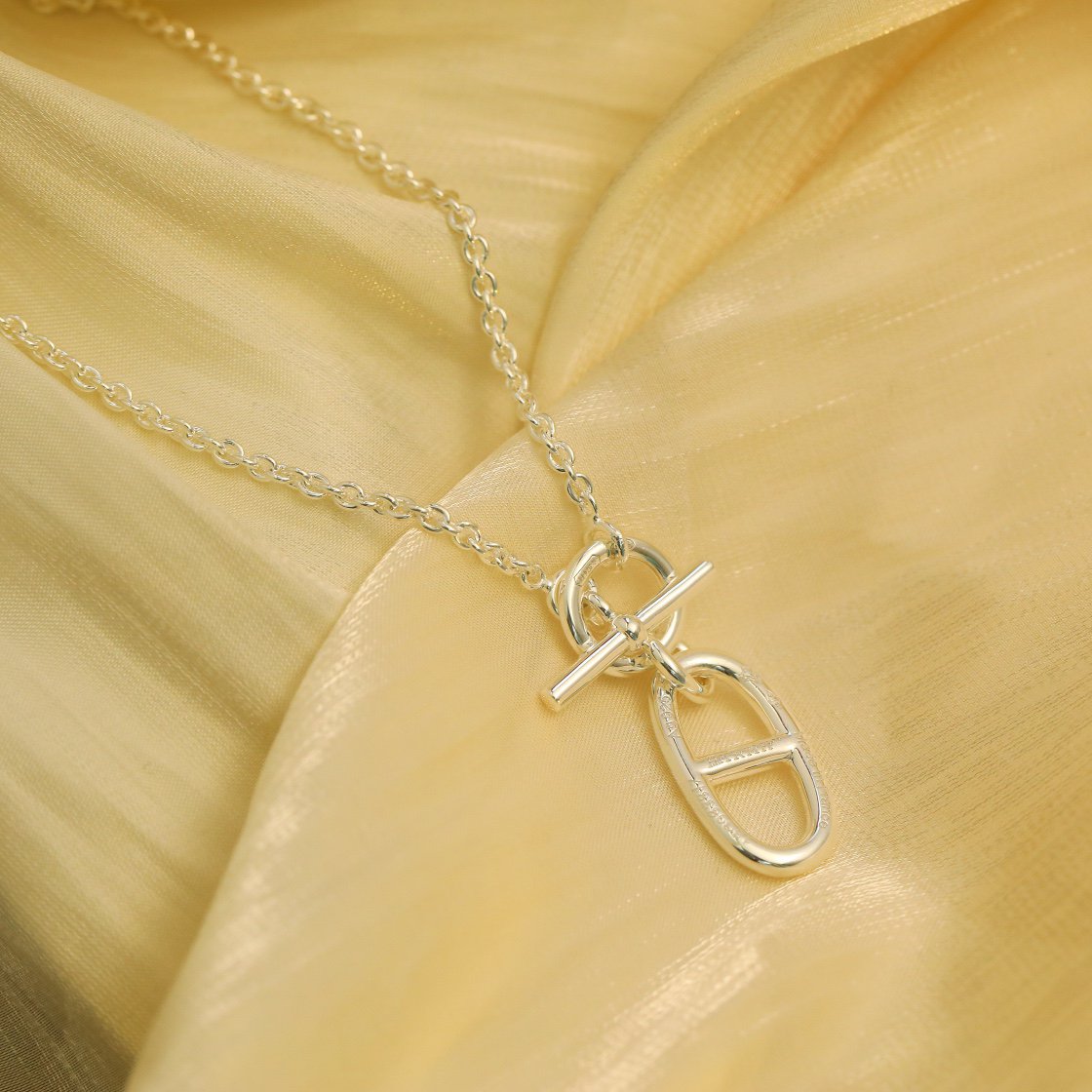 [Moco]HM CHAINE D'ANCRE PENDANT NECKLACE STERLING SILVER