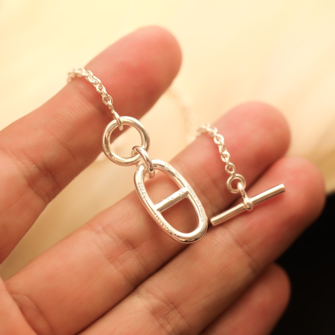 [Moco]HM CHAINE D'ANCRE PENDANT NECKLACE STERLING SILVER