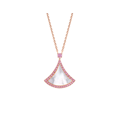 [Moco]DREAM NECKLACE MOP DIAMOND PINK