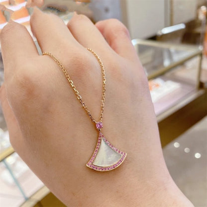 [Moco]DREAM NECKLACE MOP DIAMOND PINK