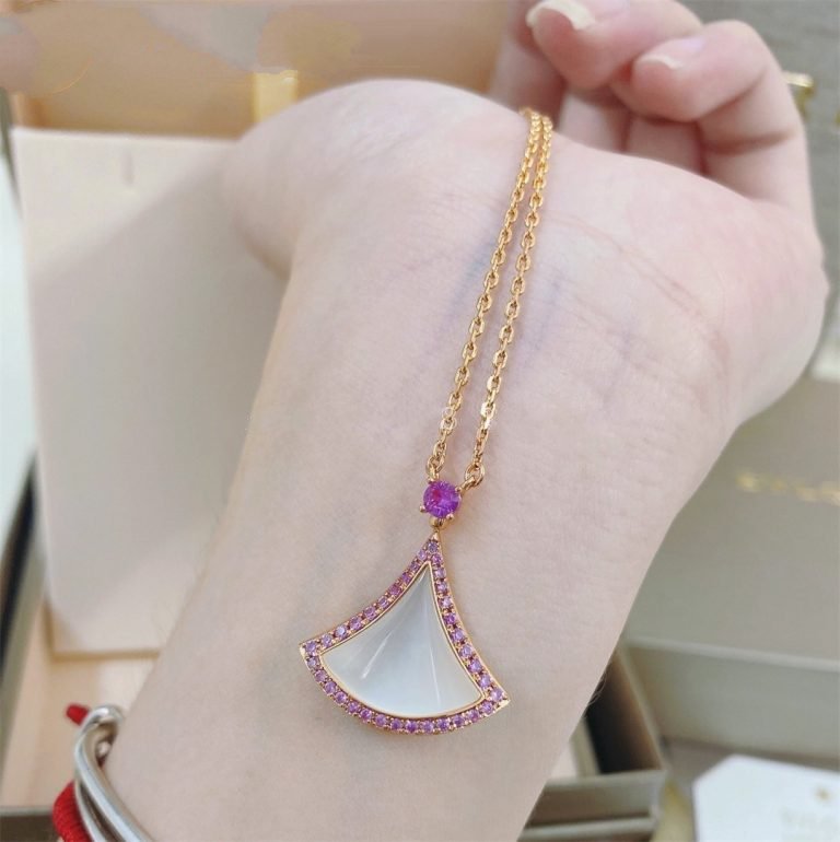 [Moco]DREAM NECKLACE MOP DIAMOND PINK